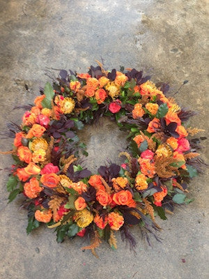 Wreath- Autumnal toned