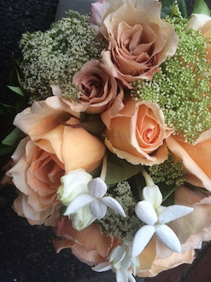 Flower Vintage themed with texture Flower Posy