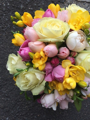 Tight posy of pretty blooms