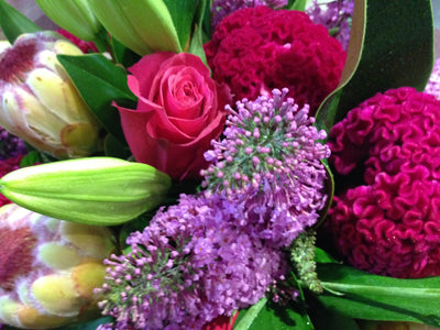 Flower Bouquet Spotted Orchid Florist Choice Bouquet- Large