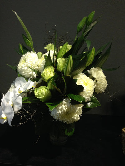 Flower Arrangement Classic White Flower Arrangement