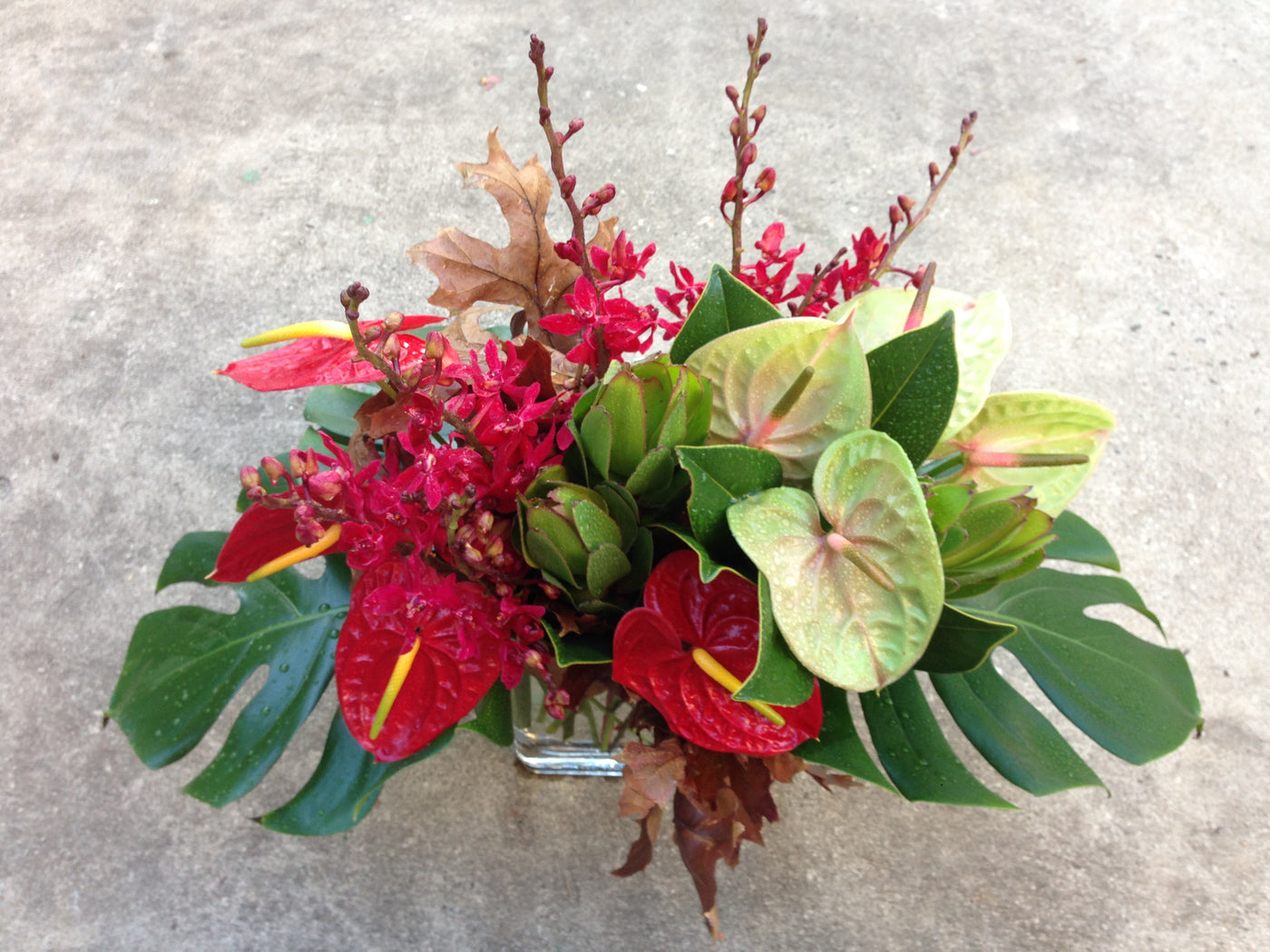 Flower Arrangement Tropical and Lasting Flower Arrangement