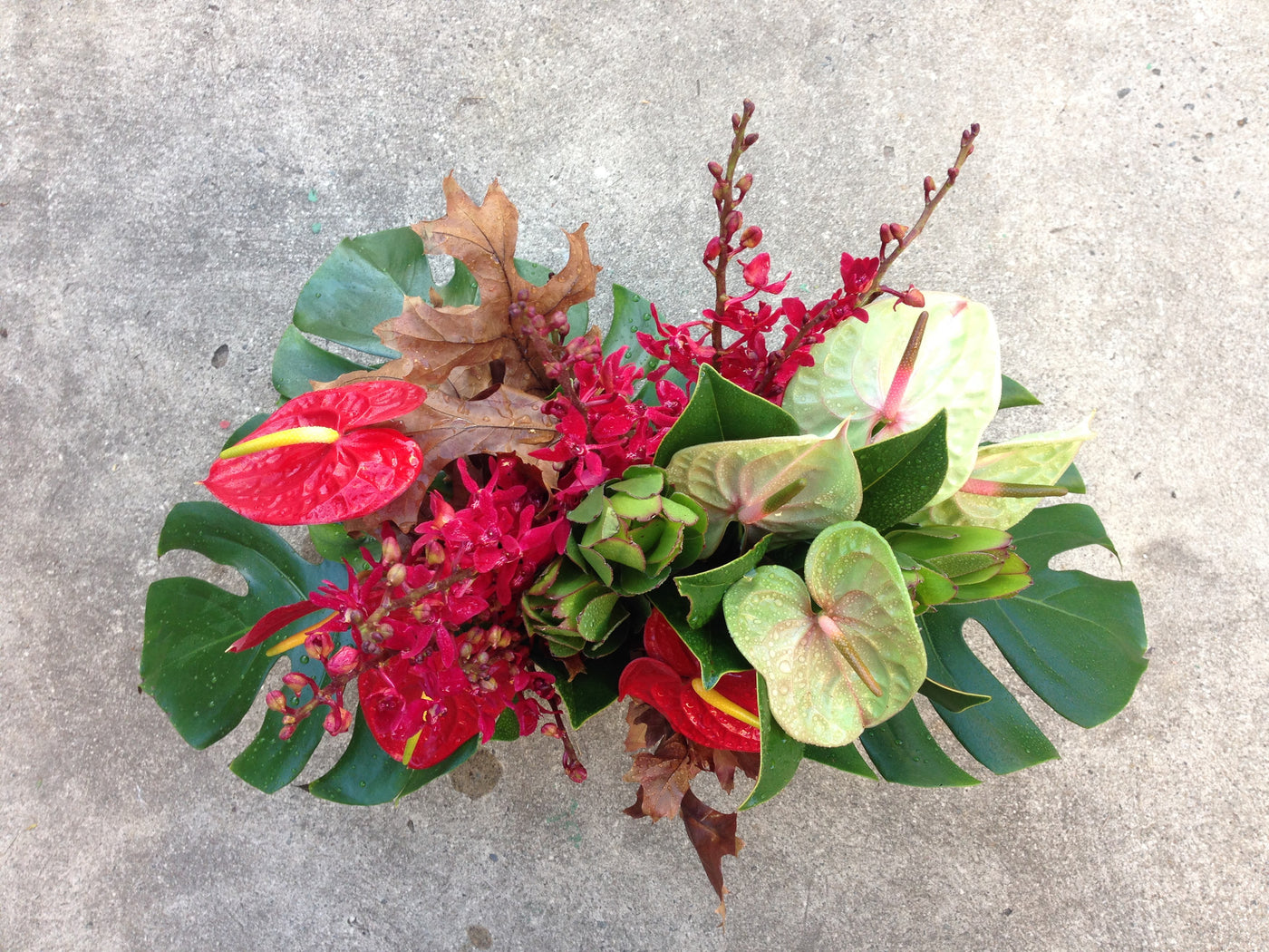 Flower Arrangement Tropical and Lasting Flower Arrangement