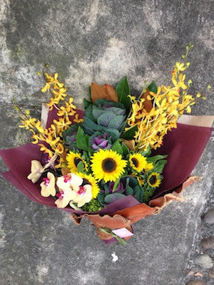 Mixed Funky Vibrant Flower Bouquet