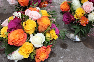 Roses in brighter tones