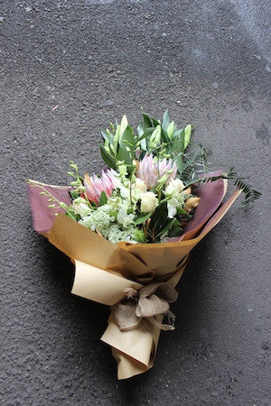 Native and orchid floral bouquet