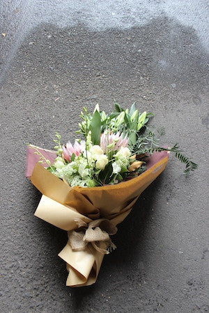 Native and orchid floral bouquet