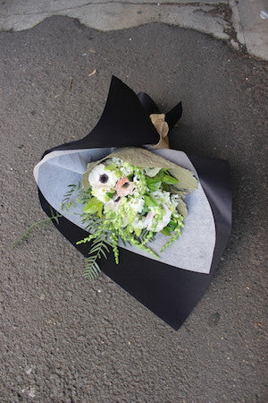 Vintage soft toned textured bouquet