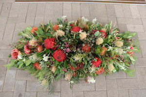 Native Flower Casket cover