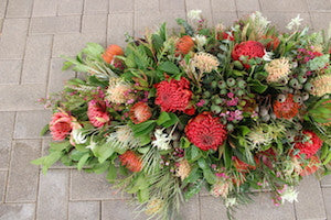 Native Flower Casket cover