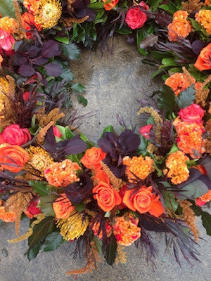 Wreath- Autumnal toned