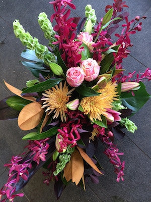 Mixed Floral Textural Arrangement