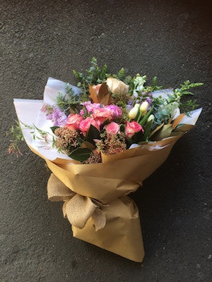 Bouquet of Pink and White Textures