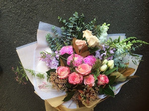 Bouquet of Pink and White Textures