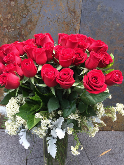 Bouquet of twenty four Columbian Roses