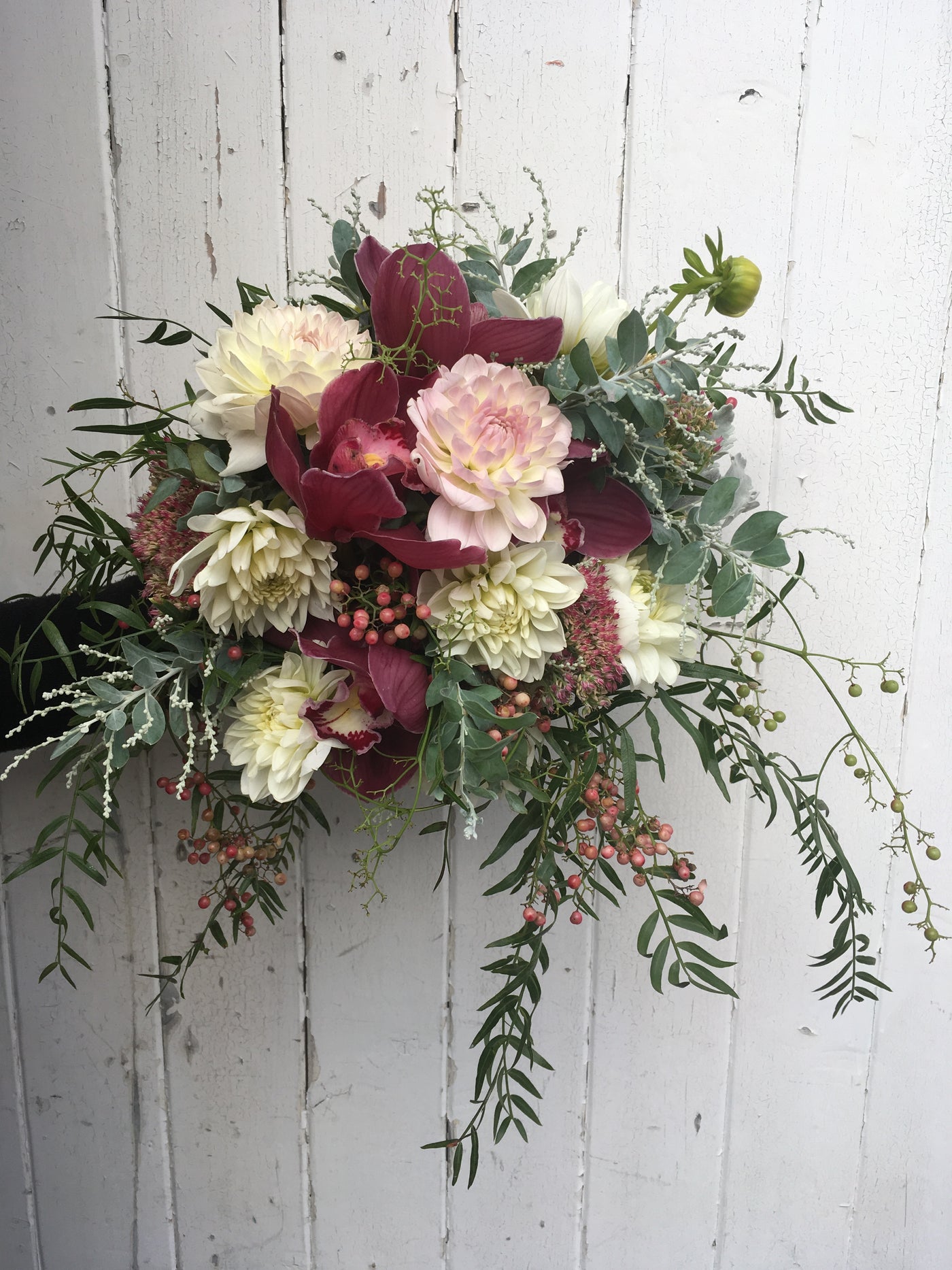 Antique themed posy