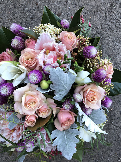 Quirky but floral posy