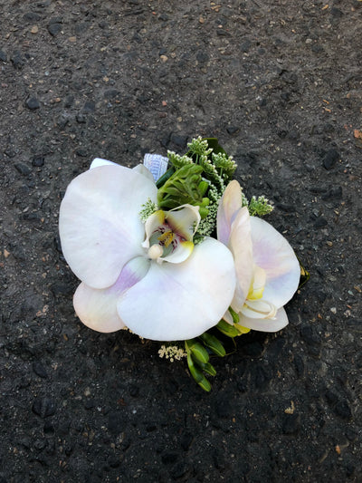 Corsage with orchids