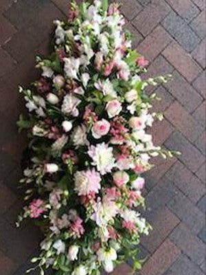 Pastel Casket Cover